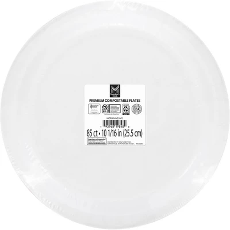 Member'S Mark Summer Dinner Paper Plates, 10", 85 Ct.
