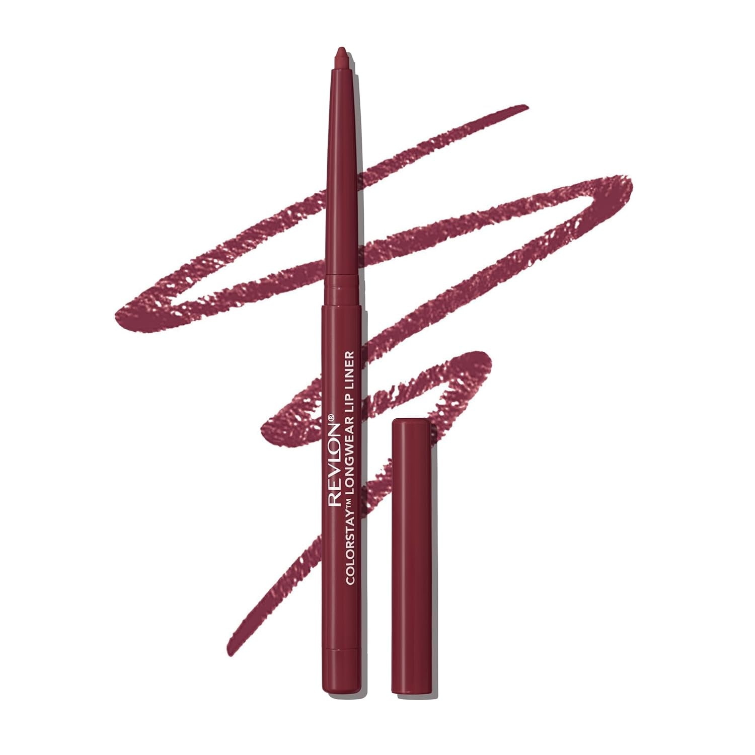 Colorstay Lip Liner Makeup with Built-In-Sharpener, Longwear Rich Colors, Smooth Application, 665 Plum, 0.01 Oz