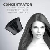 1875 Watt Turbo Hair Dryer, Blue/Black