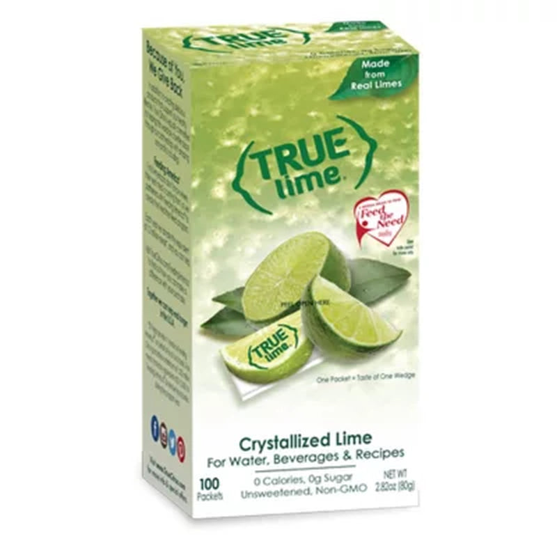 True Lime Crystallized Lime Packets, 100 Ct.