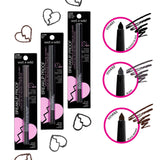 Mega Last Breakup Proof Retractable Eyeliner - Ultra-Fine Brush, Waterproof,16-Hour Long-Lasting Wear - Cruelty-Free & Vegan - Black
