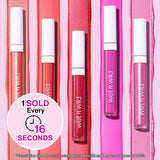 Megaslicks Lip Gloss, Ultra-Glossy, Vitamin-E Enriched, Ultra-Gloss High Shine Moisturizing, Cruelty-Free & Vegan - Rasp-Berry Voice