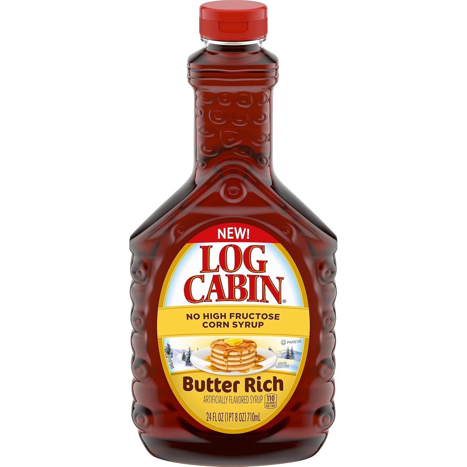 Butter Rich Syrup for Pancakes & Waffles, 24 Oz