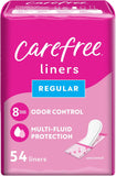 Panty Liners for Women, Regular, Wrapped, Unscented, 54Ct | Pantiliners,  Liners, Daily Liners for Women, Light Periods and Leaks, 8-Hour Odor Control | 54Ct (Packaging May Vary)