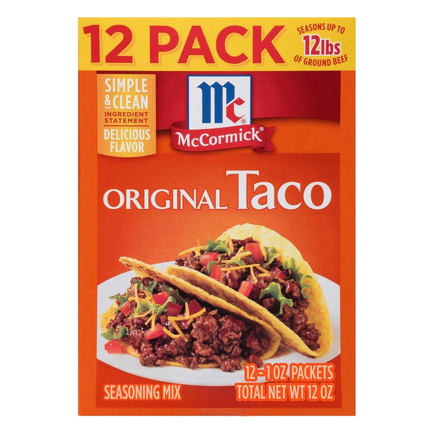 Original Taco Seasoning Mix, 12 Oz