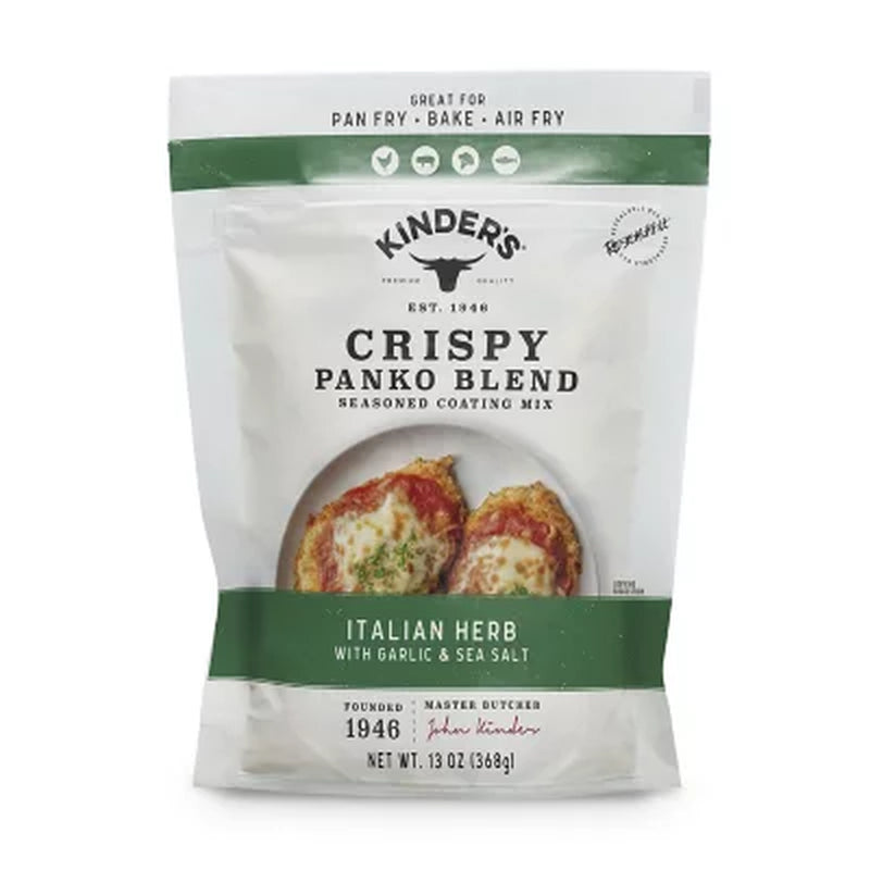 Kinder'S Crispy Panko Blend, Italian Herb with Garlic and Sea Salt, 13 Oz.