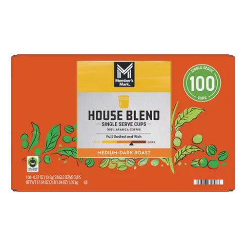 Member'S Mark House Blend Roast Coffee Pods, 100 Ct.