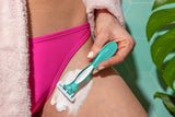 Soleil Comfort Women'S Disposable 4 Blade Razors, Perfect for Shaving Needs, Razor Gift Sets for Women, 10-Pack