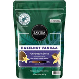 Zavida Coffee Whole Bean Coffee, Hazelnut Vanilla, 32 Oz.