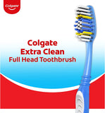 Extra Clean Toothbrush, Soft Toothbrush for Adults, 3 Count (Pack of 1)