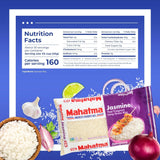 Jasmine Rice, 5Lb Bag of Rice, Thai, Indian, or Cambodian Fragrant Flavored Rice, Stovetop or Microwave Rice