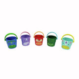 Baby Bath Toy Buckets, Zoo Stack & Pour Buckets, Pastel