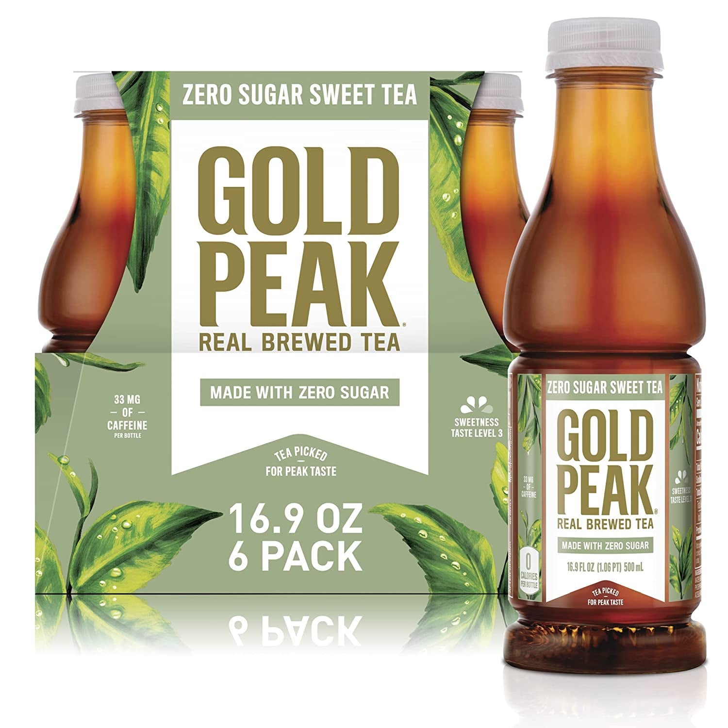 Tea, Diet Tea, 16.9 Fl Oz, 6 Pack