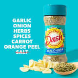 Salt-Free Seasoning Blend, Garlic & Herb, 2.5 Ounce