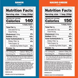 Quest Tortilla Style 18-19G Protein Chip Variety Pack, Nacho Cheese & Ranch, 14 Ct.