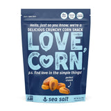 Sea Salt | Delicious Crunchy Corn Natural Snack | 4 Ounce X 1 Bag | Non-Gmo, Low-Sugar, Gluten-Free, Plant Based, Vegan, Low Sugar