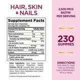 Nature'S Bounty Hair, Skin, and Nails Vitamin Gummies with Biotin 230 Ct.