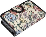 Floral Pill Case Box, 14 Day Pill Holder Pill Container & Medication Organizer, Travel Case - 4 Marked Compartments for Each Day of the Week - Morn, Noon, Eve, Bed