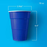 Member'S Mark Heavy-Duty Blue Plastic Cups 18 Oz., 240 Ct.