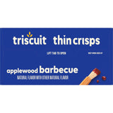 Thin Crisps Applewood Barbecue Whole Grain Wheat Crackers, Lunch Snacks, Snack Crackers, 7.1 Oz