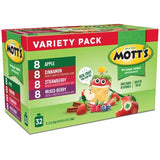 Mott'S No Sugar Added Applesauce Variety Pack, 3.2 Oz., 32 Pk.