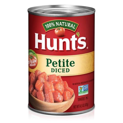 Hunt'S Petite Diced Tomatoes, Keto Friendly, 14.5 Oz