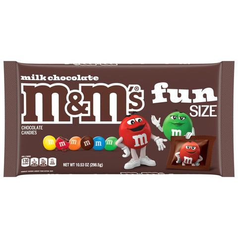 Milk Chocolate Fun Size Candy Bag, 10.53Oz Bulk Candy Bag
