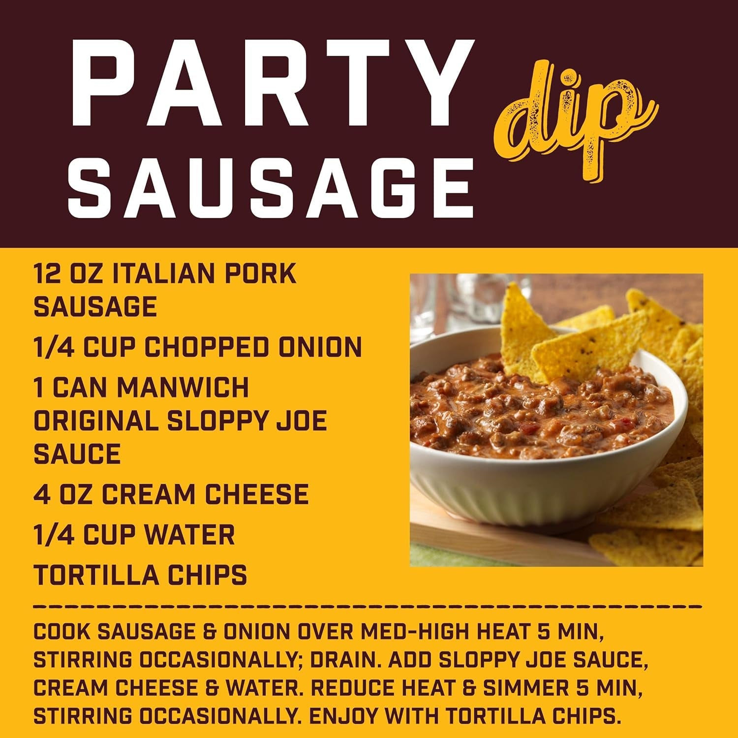 Original Sloppy Joe Sauce, Canned Sauce, 24 Oz