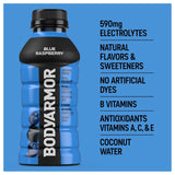Sports Drink Sports Beverage, Blue Raspberry, Natural Flavors with Vitamins, Potassium-Packed Electrolytes, No Preservatives, Perfect for Athletes, 12 Ounce (Pack of 8)