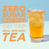 Premium Sweet Tea on Tap, 1 Gallon Bag in Box Ready to Drink Liquid, White Peach Green Tea, 128 Fl Oz, Packaging May Vary