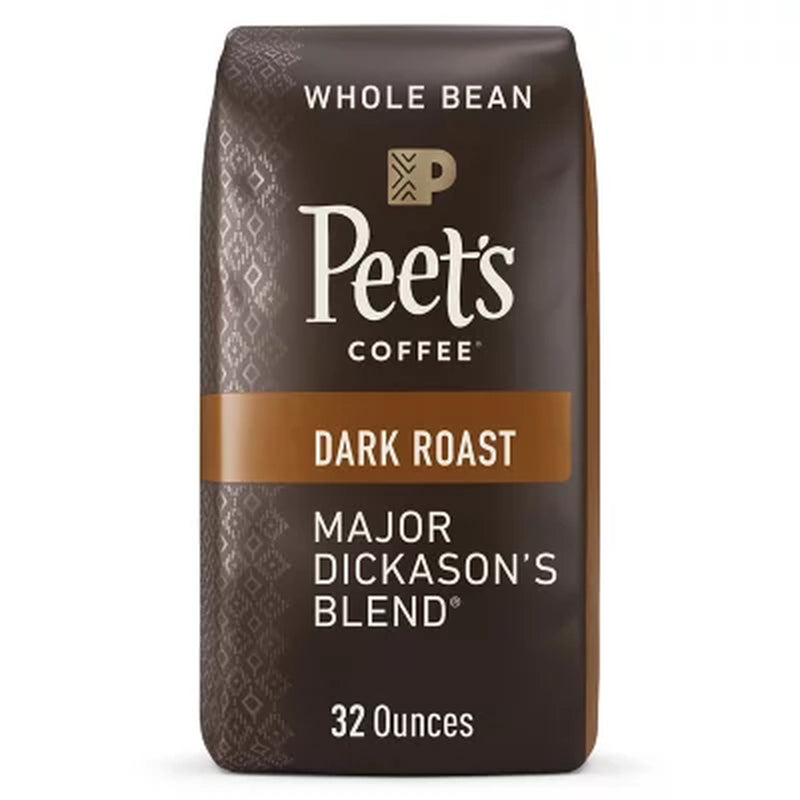 Peet'S Coffee Dark Roast Whole Bean, Major Dickason'S Blend, 32 Oz.