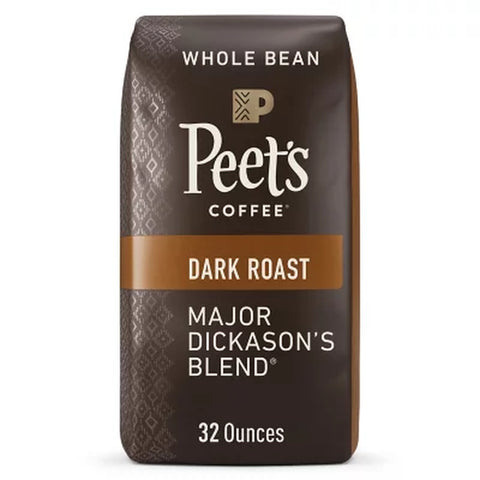 Peet'S Coffee Dark Roast Whole Bean, Major Dickason'S Blend, 32 Oz.