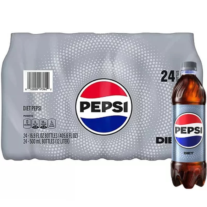 Diet Pepsi 16.9 Fl. Oz., 24 Pk.