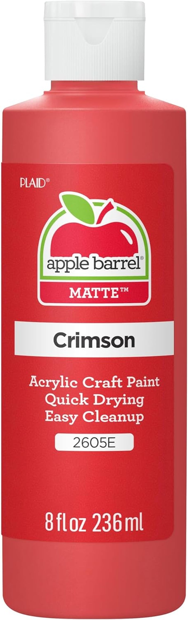 Acrylic Paint in Assorted Colors (8 Oz), K2605 Crimson- Pack of 1