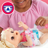 Magical Mixer Baby Doll, Strawberry Shake, Doll with Toy Blender, Baby Doll Set for Kids 3 and Up, Blonde Hair