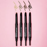 Ultimate Eyebrow Retractable Definer Pencil, Dark Brown, Dual-Sided, Fine Tip, Shapes, Defines, Fills Brows Makeup