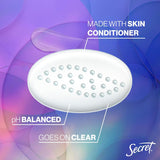 Fresh Antiperspirant Deodorant for Women, 72Hr Breathable Sweat & Odor Protection, Instant Freshness & Gentle, PH Balancing Minerals, Clear Gel, Delicate Rose Scent, 2.6 Oz