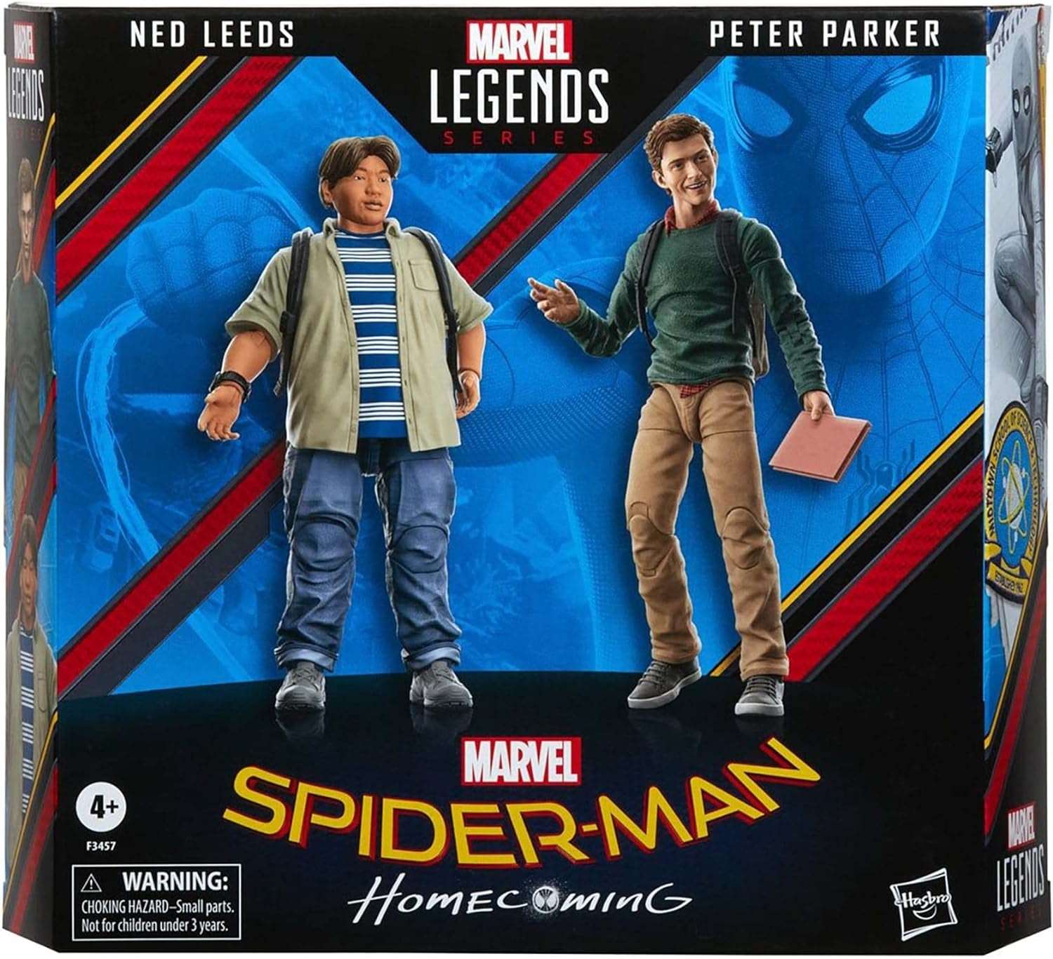 Marvel Legends Series 60Th Anniversary Peter Parker and Ned Leeds MCU 6-Inch Action Figures, 7 Accessories (Pack of 2)