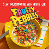 Post  Cereal, Fruity Kids Cereal, Gluten Free Rice Cereal for Kids, 19.5 OZ Family Size Cereal Box