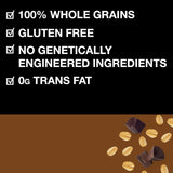 Breakfast Protein Bars, Dark Chocolate Cocoa, Healthy Snacks, Gluten Free, 8G Protein, 6 Count