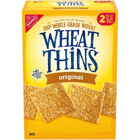 Wheat Thins Original Whole Grain Wheat Crackers, 40 Oz.