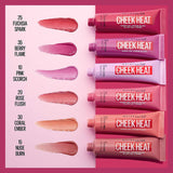 Cheek Heat Gel-Cream Blush Makeup, Lightweight, Breathable Feel, Sheer Flush of Color, Natural-Looking, Dewy Finish, Oil-Free, Nude Burn, 1 Count