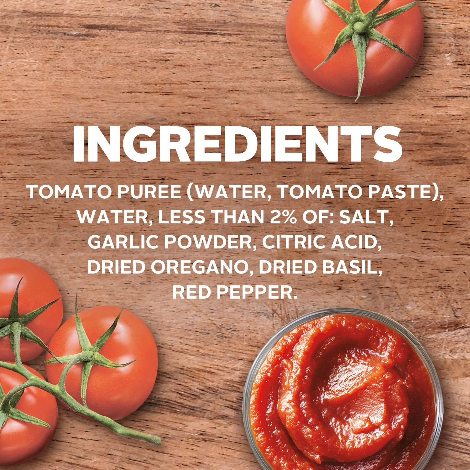 Tomato Sauce with Basil, Garlic, and Oregano, Keto Friendly, 8 Oz