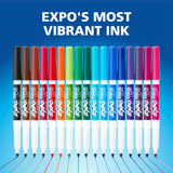 Dry Erase Markers, Low Odor Ink, Black, Fine Tip, 12 Count - Easily Erases, Vibrant Ink, Ideal for Classroom, Back to School Supplies, Teachers, Office, Whiteboard & Home