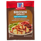30% Less Sodium Brown Gravy Mix, 0.87 Oz