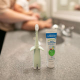 Infant-To-Toddler Toothbrush, Soft and Safe Baby Training Brush, Elephant, Mint, 0-3 Years (Styles May Vary)