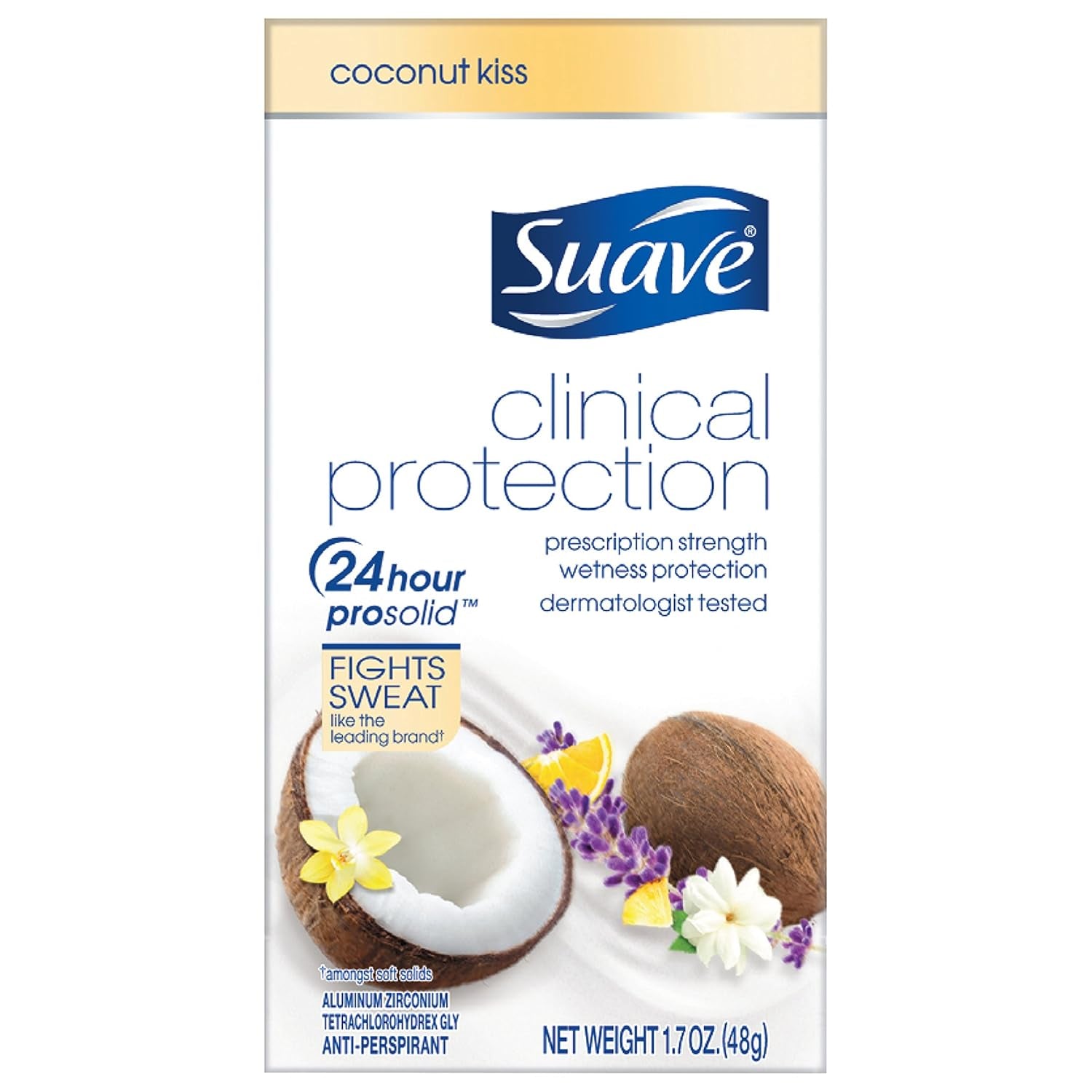 Clinical Antiperspirant Deodorant, Coconut Kiss 1.7 Oz