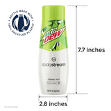 '- Mountain Dew Soda Drink Mix | for Soda Makers; Turns 9.5 Gallons of Fizzy Water into Delicious Mountain Dew | 52Mg Caffeine per 12Oz | Makes 96 Servings | 14.9 Fl Oz, Pack of 4