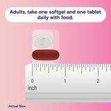 One a Day Women'S Prenatal Advanced Mulitvitamins Softgels & Prenatal Choline Tablets 2 Pk., 90 Ct.
