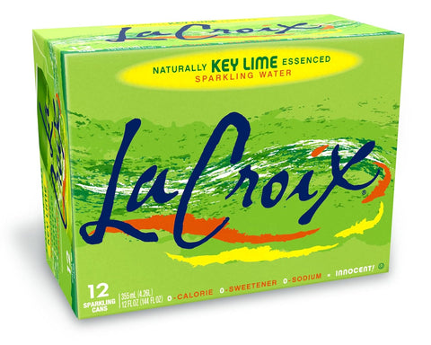 Lacroix Sparkling Water, Key Lime, 12 Fl Oz (Pack of 12)